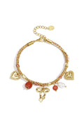 Hart en Strik Charm Armband