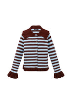 Gebreide Cardigan Casual Strepen