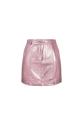 PU Minirok Sexy Solide Kleur 