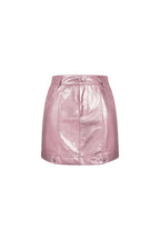 PU Minirok Sexy Solide Kleur 