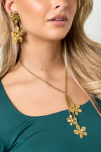 Elegant Gold-Plated Hangerkettingen Bloemen