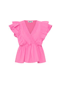 Mouwloze Top Elegant Ruches Rand 