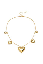 Ketting Met Bolletjes En Verschillende Vormen Harten