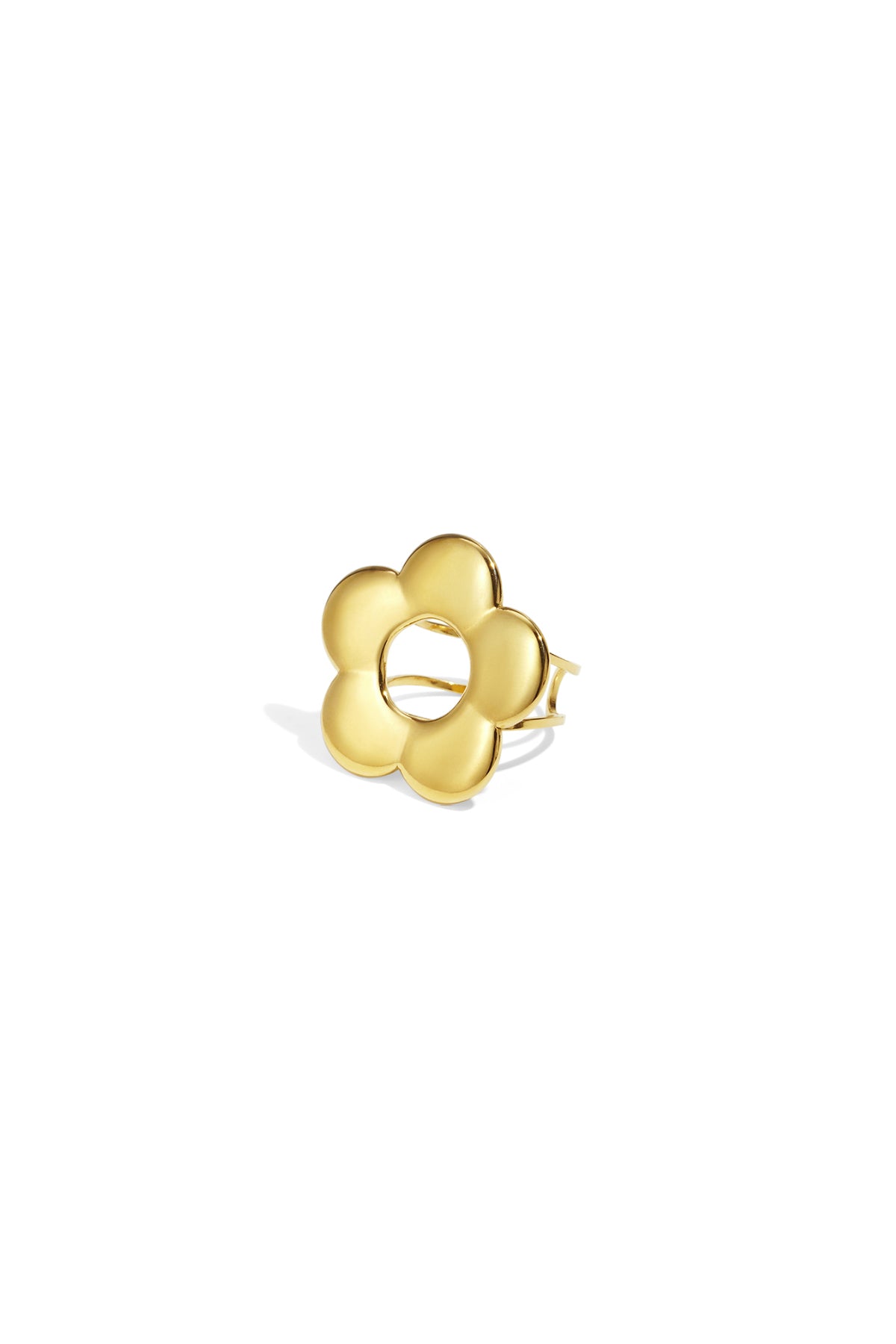 Elegante Opvallende Bloemenring – Verstelbare Maat