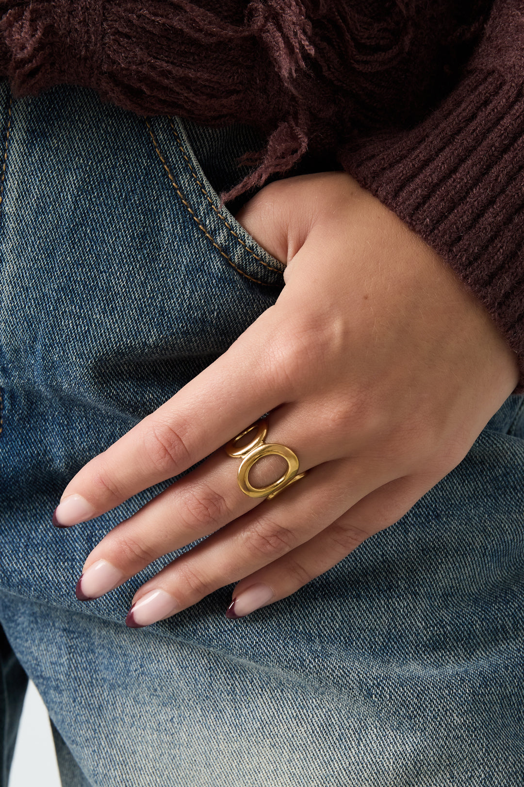 Stijlvolle Aanpasbare Statement Ring