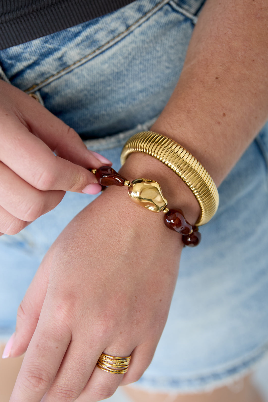 Gehalste Kralenarmband