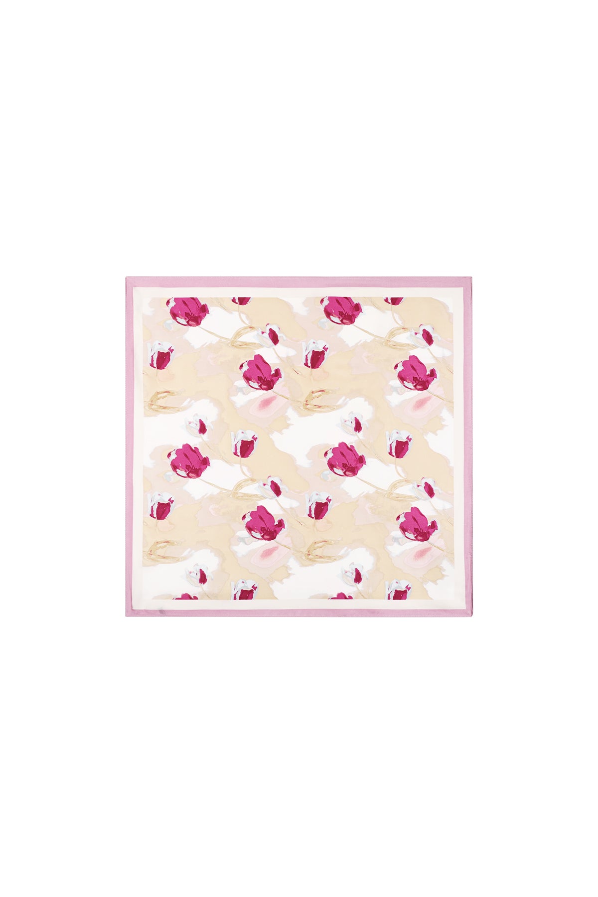 Zomersjaals Met Bloemenmotief, Gemaakt Van Polyester, Perfect Als Valentijnsdagaccessoire