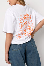 T-shirt Met Kroon-Cartoonpatroon