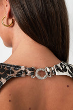 Sleeveless Top Leopard Print