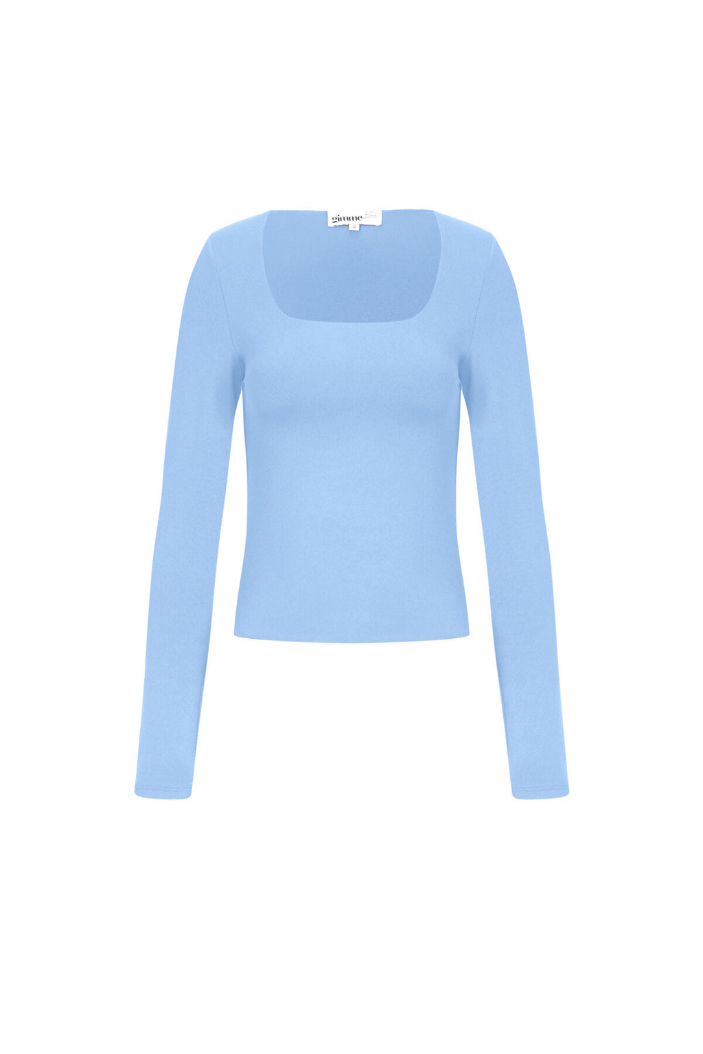 Gebreide Nylon Lange Mouw Top 