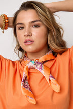 Zomersjaals Met Bloemenprint