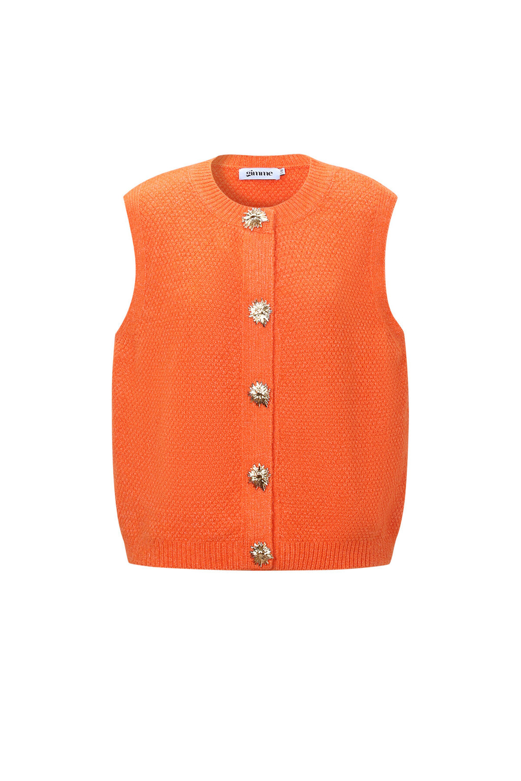 Gebreide Vest Casual Solide Kleur