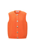 Gebreide Vest Casual Solide Kleur