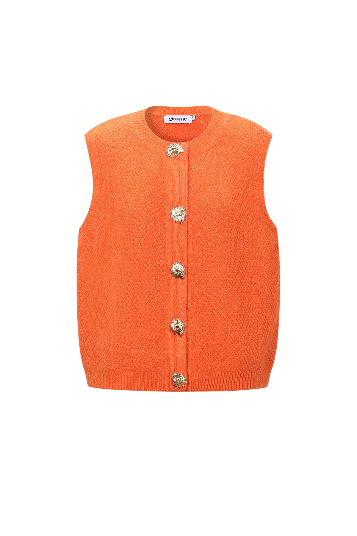 Gebreide Vest Casual Solide Kleur