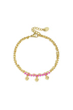 Dubbele Armband Met Kralen En Hartjes Charms