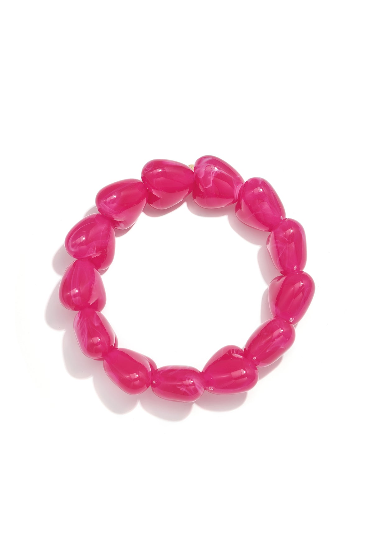 Kralen Armband Met Grote Harte Kralen