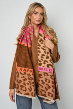 Stylish Sjaal Leopard Print 