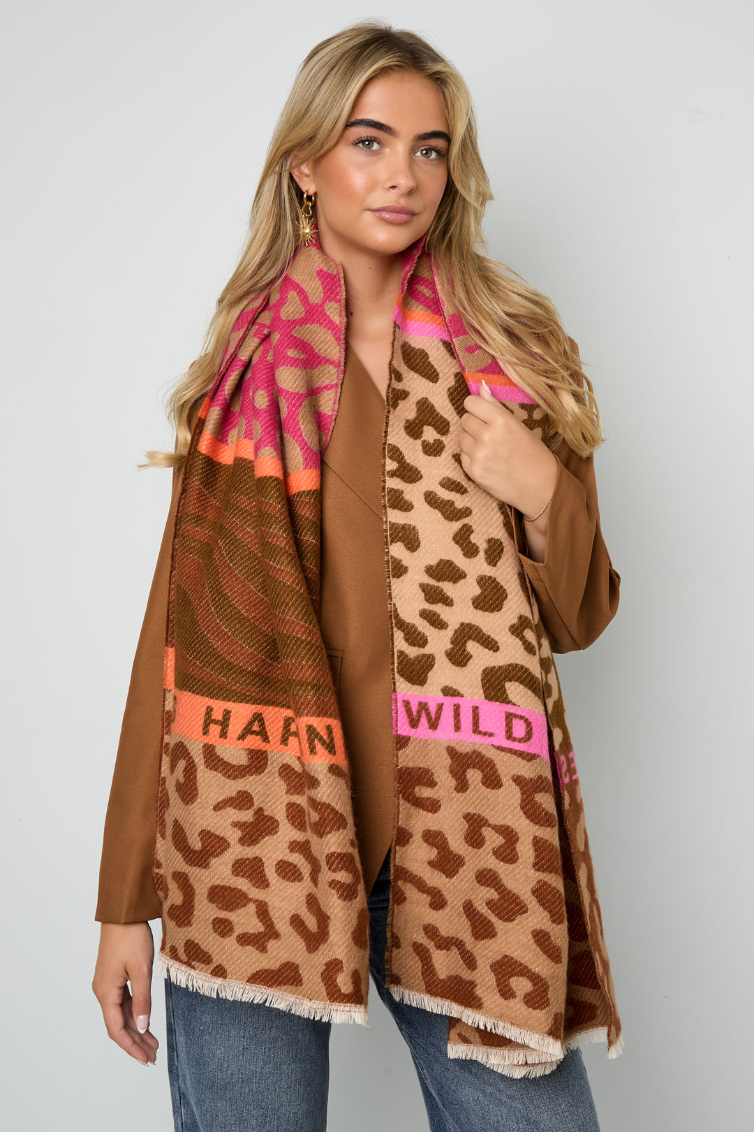 Stylish Sjaal Leopard Print 