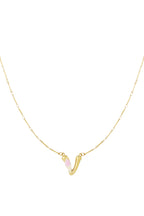 Happy Initials Ketting Met Bedels