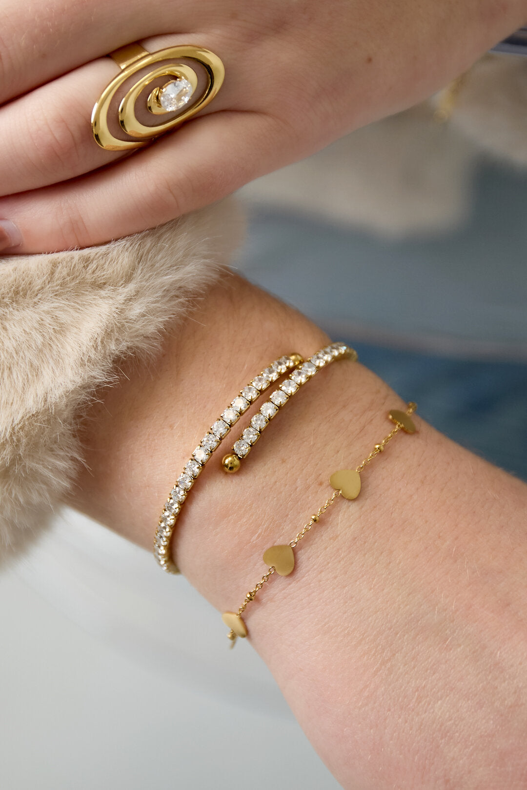Elegante Armband Met Manchet 