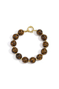 Retro Luipaardprint Kralenarmband