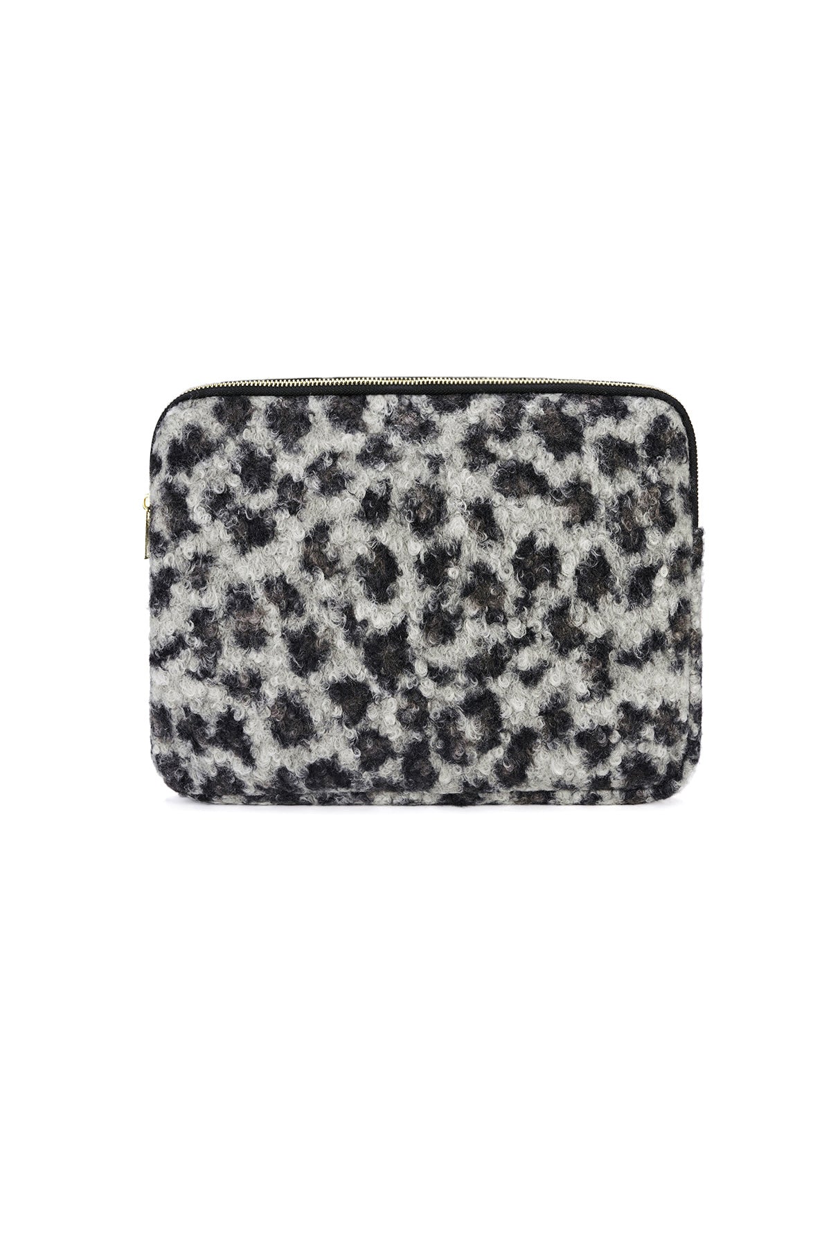 Stijlvolle Leoprint Katoenen Laptop Tas