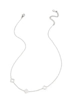 Ketting Klavertjes Goud Kleur Stainless Steel