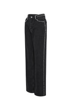 All Fit Zwart Denim Broek