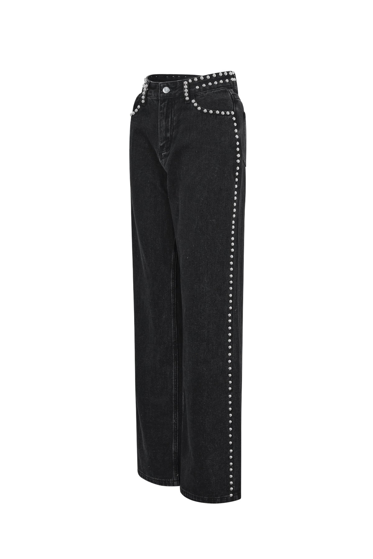 All Fit Zwart Denim Broek