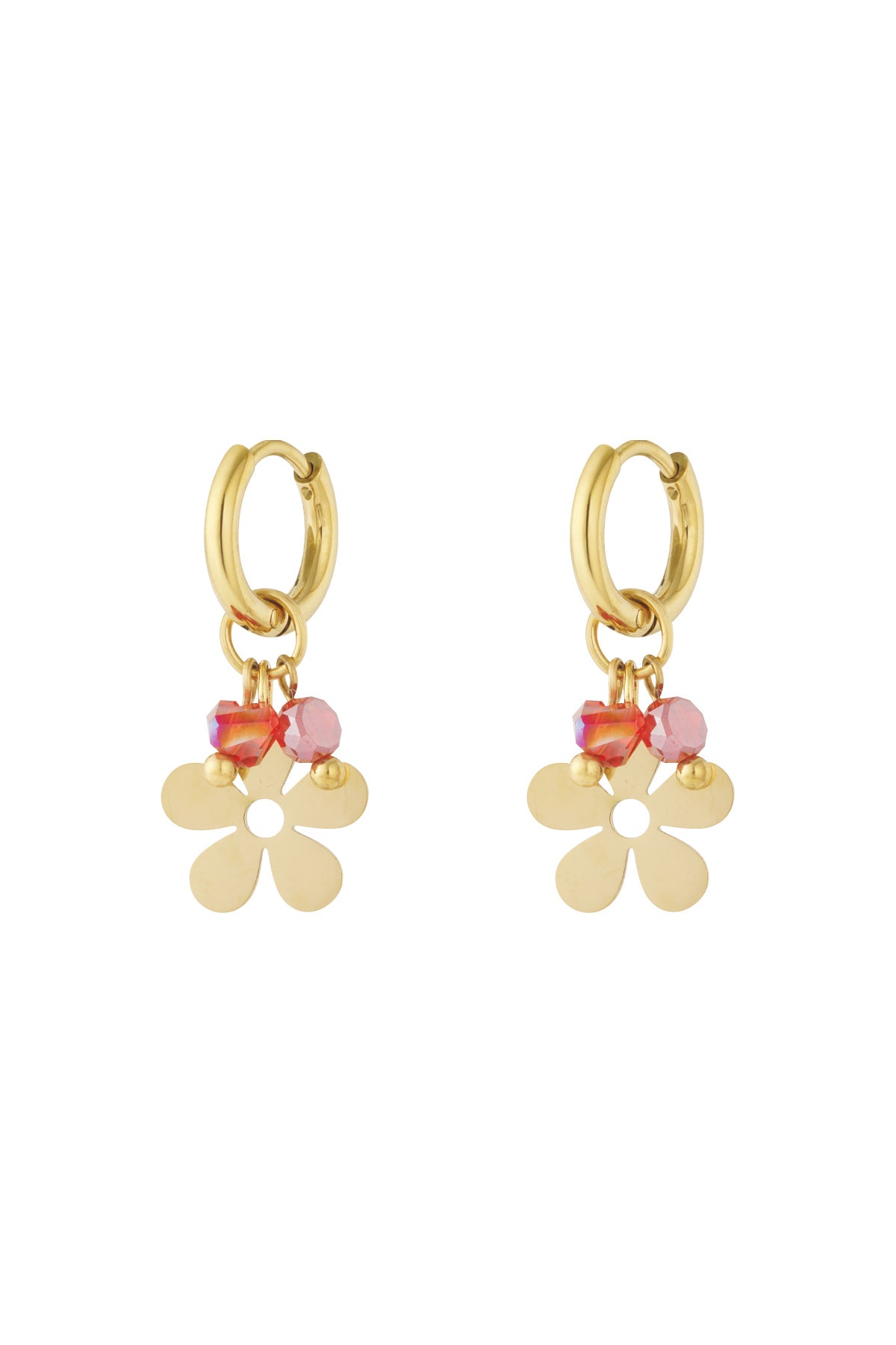 Oorbellen Met Bloemen Druppel 