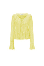 Lange Mouwen Top Elegante Ruches