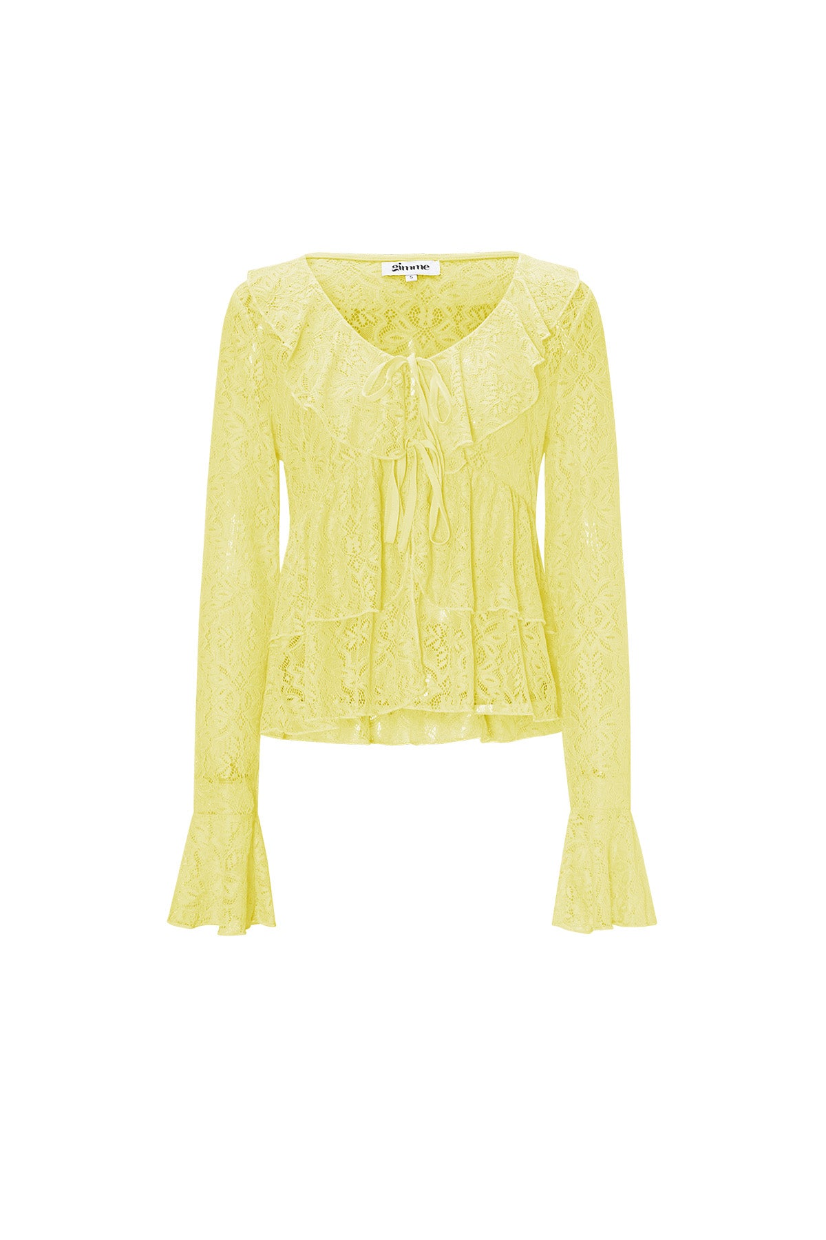 Lange Mouwen Top Elegante Ruches