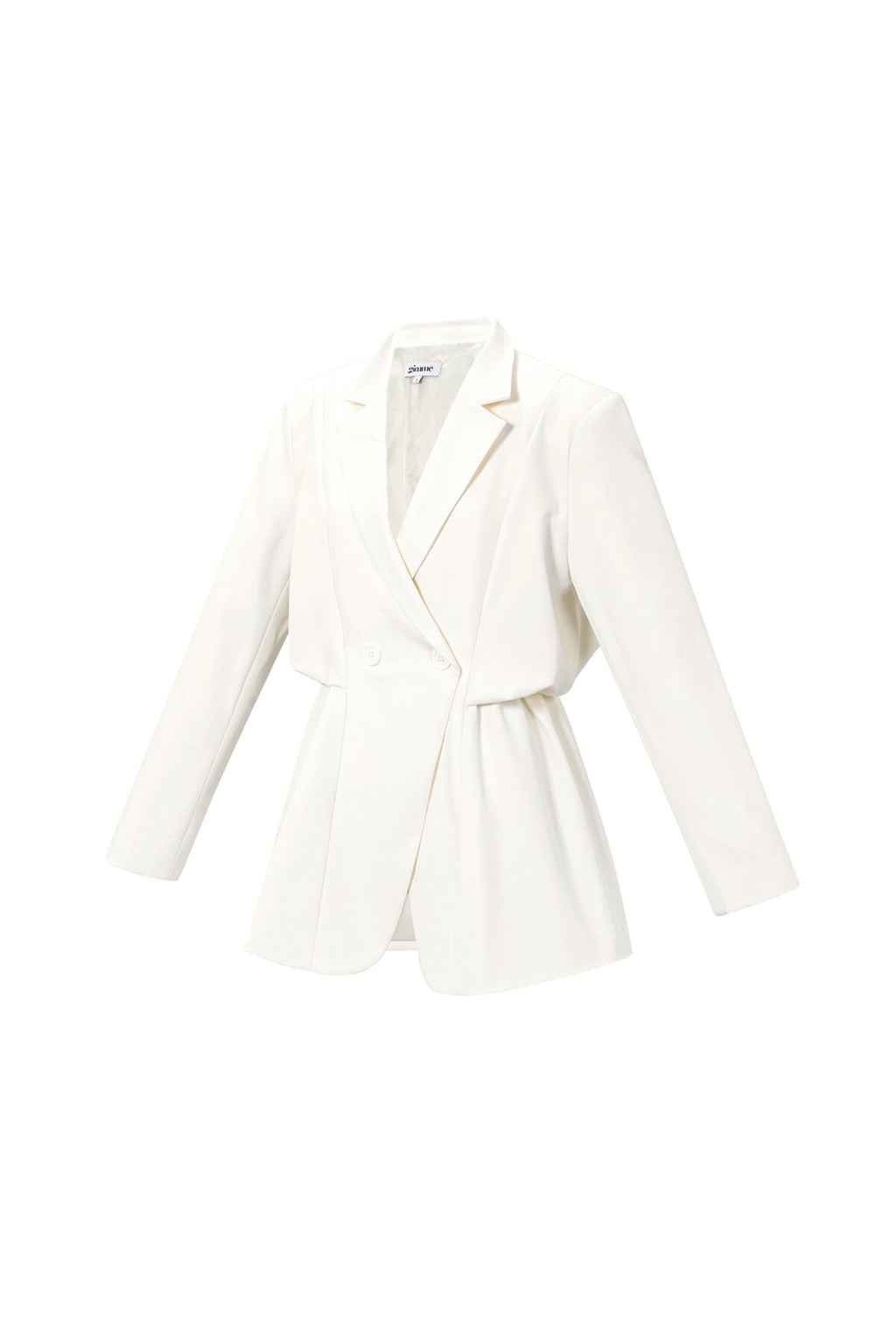 Elegante Solide Kleur Damespak