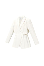 Elegante Solide Kleur Damespak
