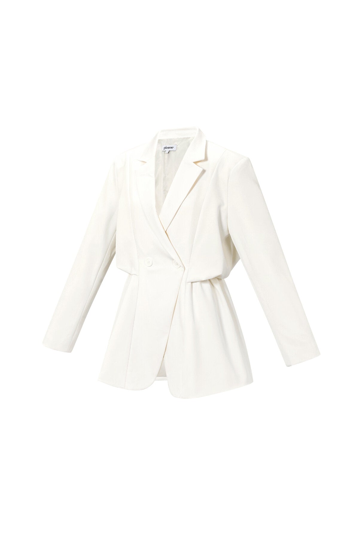 Elegante Solide Kleur Damespak
