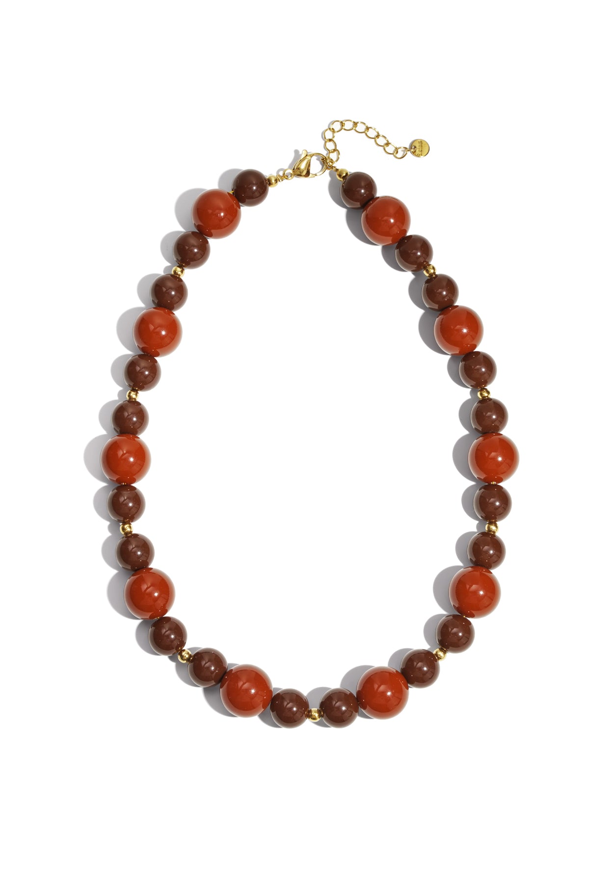Ketting Met Kralen Verschillende Groottes