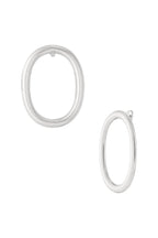 Oval Hoop Oorbellen