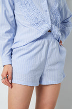 Vrouwen Shorts Casual Stripes