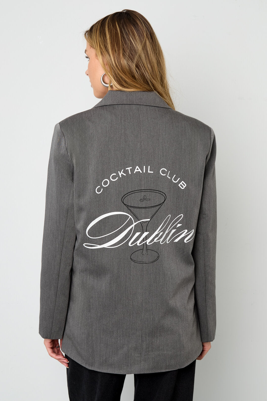 Geweven Jas Elegant Letters