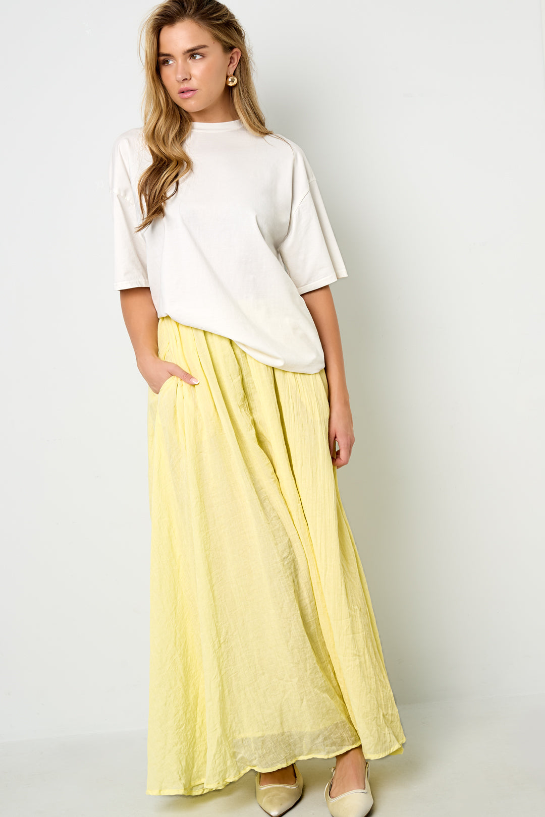 Geweven Maxi Rok 