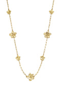 Lange Ketting Met Bloemmotief