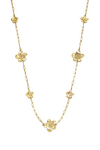 Lange Ketting Met Bloemmotief