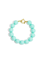 Armband Met Grote Kralen En Sluiting Aan De Voorkant