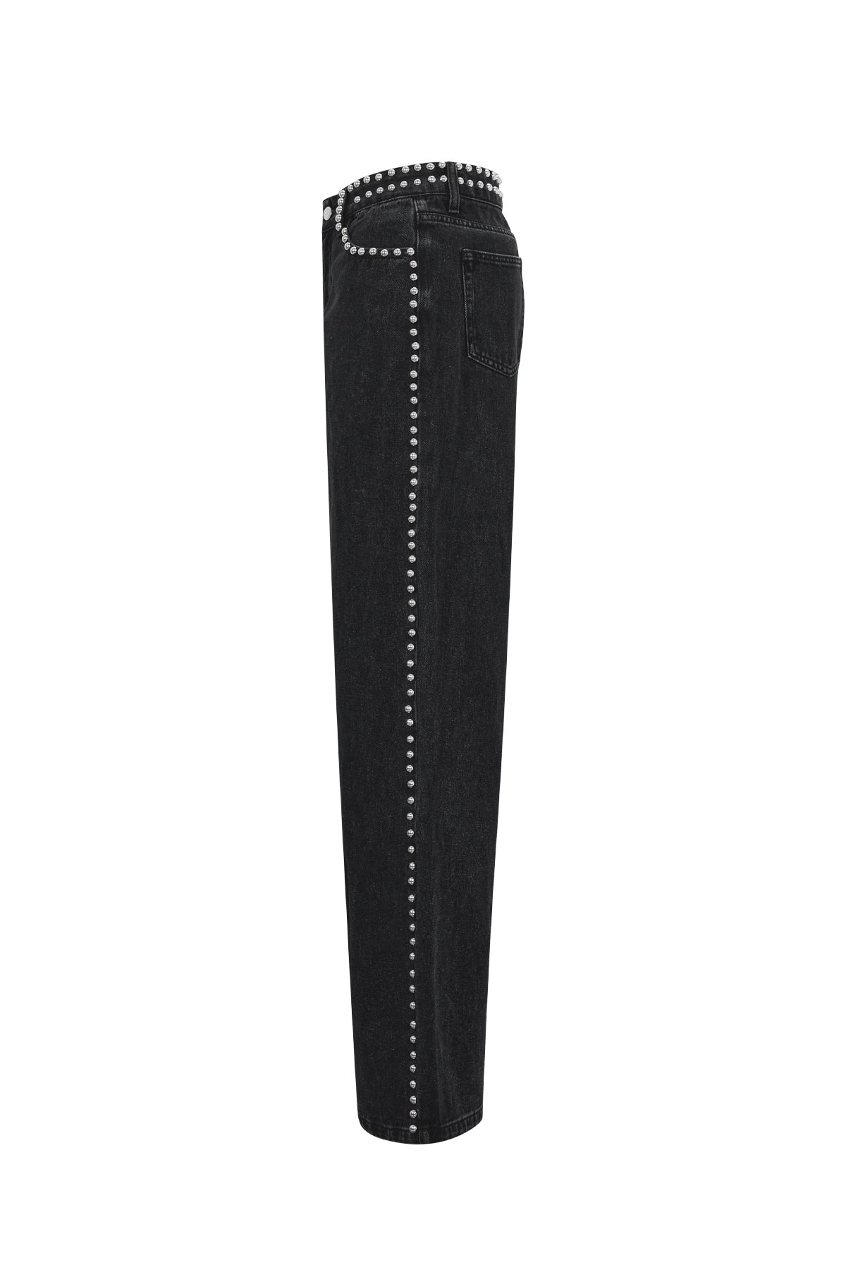 All Fit Zwart Denim Broek
