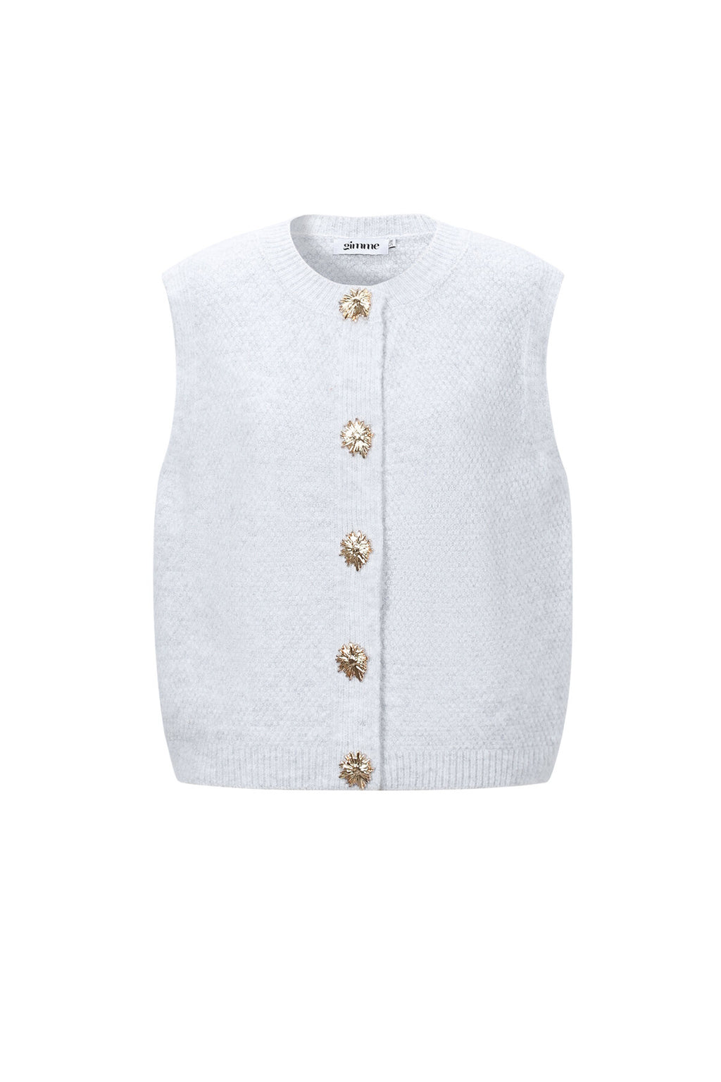 Gebreide Vest Casual Solide Kleur
