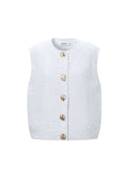 Gebreide Vest Casual Solide Kleur