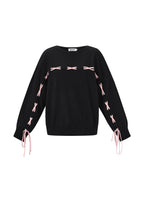 Gebreide Viscose Dames Trui Casual Kleurcontrast