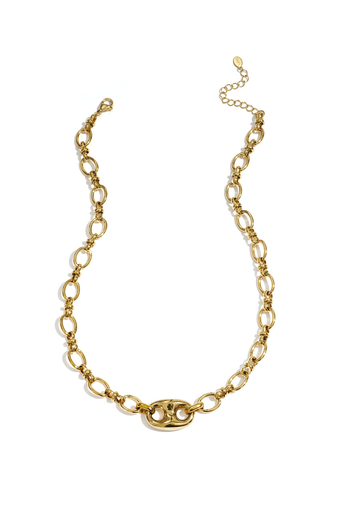 Ketting Met Knop Detail