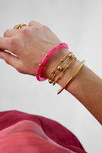 Armband Met Kettingen En Polkadots