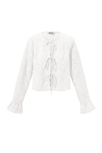 Geweven Lange Mouwen Tops 